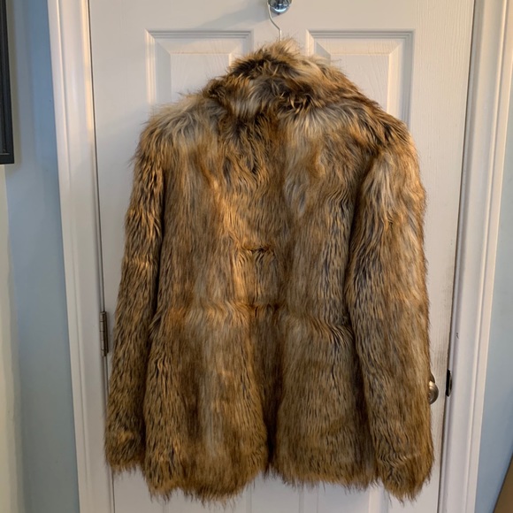 bebe Fur Coat - Picture 2 of 3
